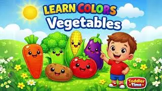 Learn Colors with Vegetables 🥕🥦 | Color Song for Toddlers