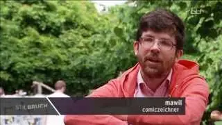Mawil - Comic-Repr&auml;sentant erz&auml;hlt aus alten und neuen Zeiten