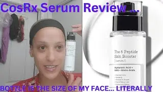 COSRX 6 PEPTIDE SKIN BOOSTER SERUM REVIEW #cosrx #skinbooster #comboskin #influenster #productreview