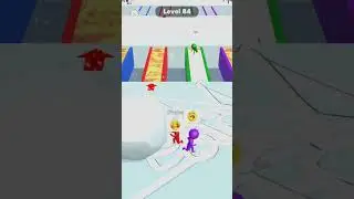 Snow Race Game Level 84 | Snow Race Game #shorts #snowrace #race