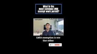 What is the most common LMIA exempt work permit?