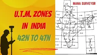 UTM Zones in India  - Explanation  #manasurveyor