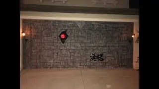 How-To Make A Mausoleum Garage Wall Using AtmosFX. Halloween 2018