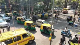 Bengaluru Traffic 🚦 in 4K #malleswaram #bangalorecity #trafficjam #trafficvideo #trafficsounds 