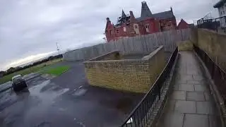 Cycling to the gym and back in Ardrossan 