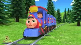 Train Choo Choo Song | Newborn Nursery Rhymes & Kids Songs