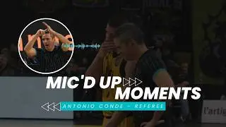 What referees REALLY say during games 👀 Mic'd Up Moments - Antonio Conde - Referee | #BasketballCL