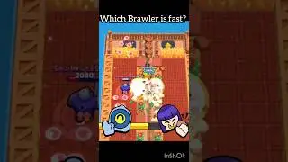 Brawlers Slow Tile Race🏁Who Is Faster? #shorts #trending #brawlstars
