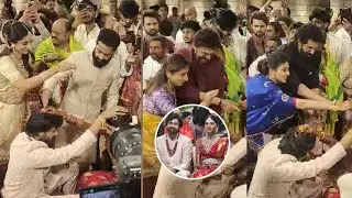Jr NTR, Venkatesh, Rana & Many Celebs @ Narne Nithin and Lakshmi Shivani Marriage