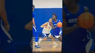 KENTUCKY'S DENZEL ABERDEEN ASSIST TO MALACHI MORENO AT SUMMER BASKETBALL PRACTICE. #kentuckywildcats