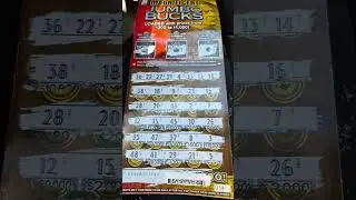 Bonus Win on Magnificent Jumbo Bucks South Carolina Lottery Scratch off ticket