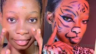 Learn To Be Creative From Watching This! || LEOPARD MAKEUP TRANSFORMATION TUTORIAL