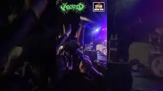 Crowd surfing with ABORTED live @ The Orpheum, Tampa, FL 11/25/25 #abortedband #crowdsurf #viral