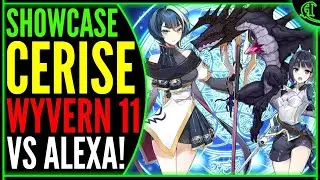 +15 Cerise Wyvern 11 vs Alexa (DAMAGE TEST!) Epic Seven W11 Epic 7 PVE Gameplay Review E7