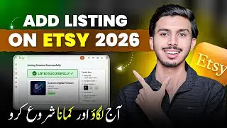 How to Add Listing On Your Etsy Shop In 2026 | Etsy Digital Products Complete Course 2026