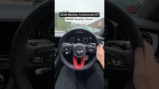 268.000&euro; BENTLEY Continental GT BLACK EDITION Quality! 😳 #bentley #asmr #qualitycheck