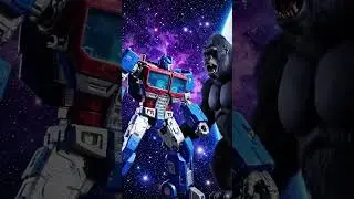 Friendly match kingkong vs optimus #animation