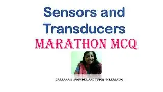 Transducer MCQ, Tradesman Electronics Module 9 MCQ