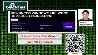 Advanced Windows Malware Reverse Engineering Training, Abhijit Mohanta, Blackhat MEA