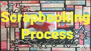Scrapbooking Process/Boy Layout/I Love You, Mom