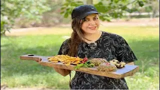 Nature Cooking | Easy Vegan Recipe with Lentils & Eggplant آشپزی در طبیعت | غذای گیاهی ساده با عدس