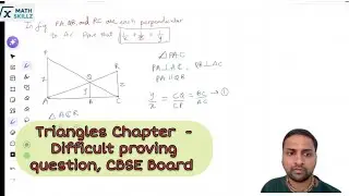 Triangles Question || Class 10 CBSE Maths