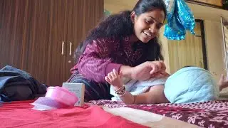 कान्हाला Makeup करायला खूप मज्जा येते 😇🥰