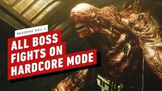 Resident Evil 3 - All Boss Fights on Hardcore Mode