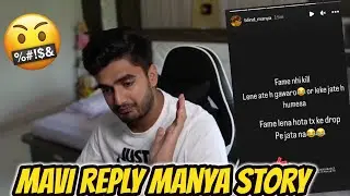 Mavi SAVAGE Reply To Blind Manya | Mavi Vs Blind Manya | Mavi Reply