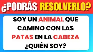 ¿Podrás Descifrar Estas 30 ADIVINANZAS? 🧠 | Test de Inteligencia | Preguntas De ¿QUIÉN SOY?