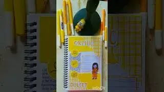 yellow 💛 theme journal idea💡#journal #yellow #shorts #chimmy