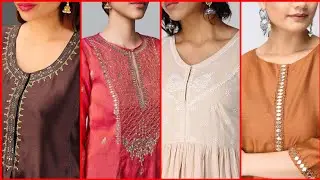 Beautiful Neck Design & Kurta Patty 2019 Collection