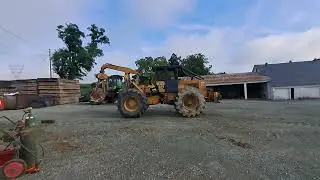 1754 - 1994 Cat 518 Dual Arch Grapple Skidder for sale