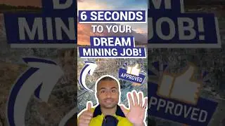 You Have 6 Seconds to Impress a Recruiter! ⏳ #miningjobs #resumetips