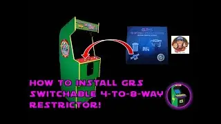Как установить переключаемый 4-х и 8-канальный ограничитель GRS на модернизированный аркадный корпус 1Up!