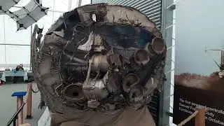 Black Arrow UK rocket from 1971, remains of its first stage today.