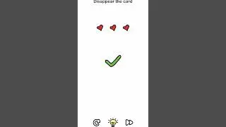 Brain Out | Level No. 180 | Disappear the card | Solution Short #brainout #gameplay #solution #cards