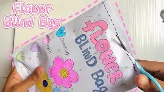 [DIY Papercraft💗] - Flower Blind Bag Opening😱| ASMR video | Craft Ideas | Drawing