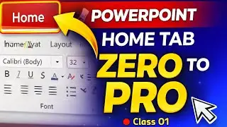 MS PowerPoint Home Tab Full Course | All Tools Explained Step by Step | PowerPoint Home Tab beginner
