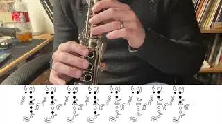 Gravity Falls Opening B&ouml;hm Clarinet with Tabs