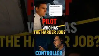 PILOT vs AIR TRAFFIC CONTROLLER: Who Has the Harder Job?