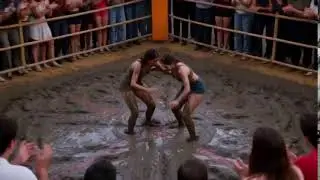 Two Girls Wrestling in Mud Intense Fight Scene!  #livestream #wrestling #livestreaming