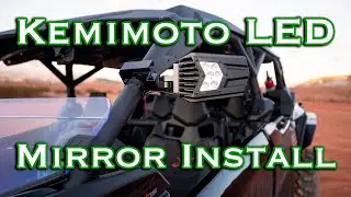 Kemimoto LED Mirrors Install (CanAm Maverick X3)