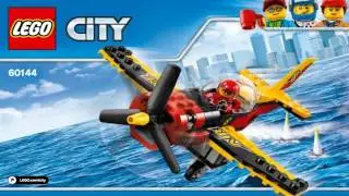 Лего Сити 2017 ГОНОЧНЫЙ САМОЛЁТ LEGO City Great Vehicles RACE PLANE 60144