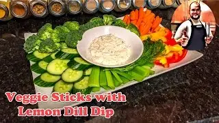 Veggie Sticks with Lemon Dill Dip