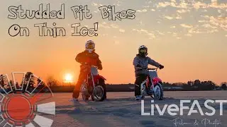 Studded Pit-Bikes on Thin Ice!