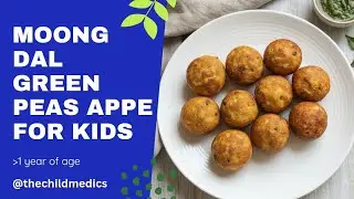 Moong Dal Green Peas Appe for kids