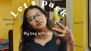 Let's pack my bag  with me guyssss 