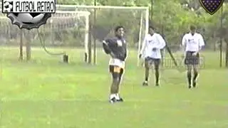MARADONA Boca Jrs 1996 Filmaciones Ineditas parte 01