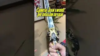 Chinese sword&mdash;Black Dragon#swordsmanship #katana #chinesesword #dragon #craftsmanship #handmade